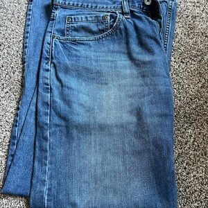 Men’s Wrangler Bootcut Blue Jeans 34x30